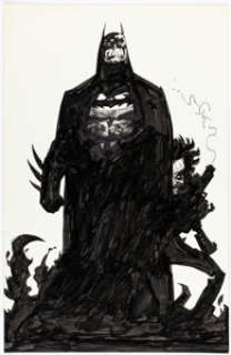 Jason Pearson - Batman Illustration Original Art (undated).