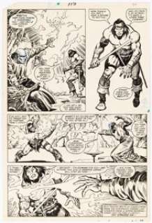 John Buscema And Ernie Chan | Conan the Barbarian #115 Story Page 25 Original Art (Marvel, 1980). | Heritage