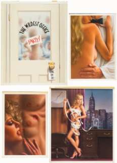 Mick McGinty - Sexy Greeting Card Paintings Original Art Group of 4 (c. 1990s). (Total: 4 Original Art) | Heritage