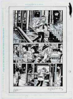 Ryan Kelly - The New York Four Story Page 112 Original Art (DC, 2008).