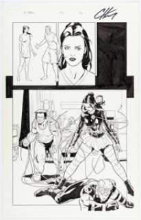 Clayton Henry and Mark Morales X-Men #191 Story Page 16 Children of the Vault Original Art (Marvel, 2006).