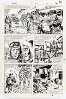 Steve Ditko and Tom Palmer Rom #60 Story Page 12 Original Art (Marvel, 1980). | Heritage