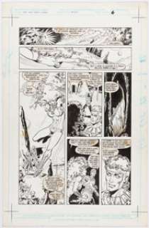 Eduardo Barreto and Romeo Tanghal New Teen Titans #23 Story Page 6 Original Art (DC, 1986). | Heritage