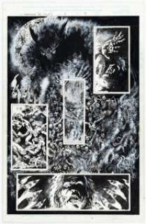 Leonardo Manco Werewolf by Night #1 Story Page 9 Original Art (Marvel, 1998). | Heritage