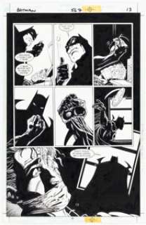 Damion Scott and John Floyd Batman #567 Story Page 13 Original Art (DC, 1999).