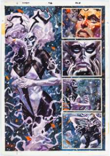 Dan Brereton Legends of the World‘s Finest #2 Story Page 4 Silver Banshee Original Art (DC, 1994).