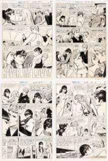 Jay Scott Pike and Vince Colletta Young Love #86 Complete 7-Page Story Original Art (DC, 1971). (Total: 7 Original Art)