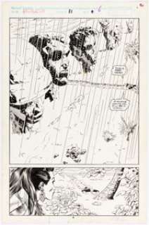 Dave Ross and Al Milgrom Excalibur #31 Story Page 4 Original Art (Marvel, 1990).