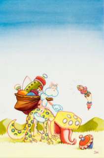 Jim Woodring Jim #4 Cover Original Art and Accompanying Correspondence Group of 2 (Fantagraphics, 1994). (Total: 2 Original Art) | Heritage