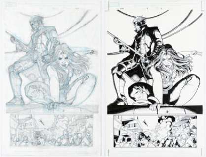 Ryan Stegman and Michael Babinski X-23 #8 Story Page 2 Original Art Group of 2 (Marvel, 2011). (Total: 2 Original Art) | Heritage