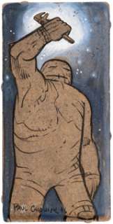 Paul Chadwick - Concrete Painting on a Brick Original Art (1996). | Heritage