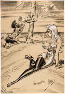 Bill Ward - "Torchy" Humorama Single Panel Gag Cartoon Illustration Original Art (Humorama, c. 1950s). | Heritage