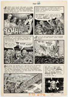 John Severin Creepy #7 "Drink Deep!" Story Page 7 Original Art (Warren, 1966). | Heritage