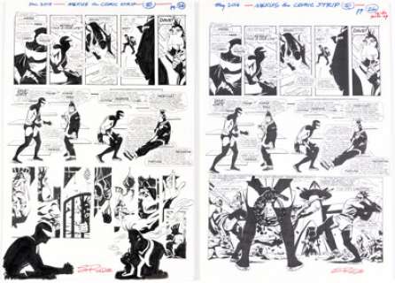 Steve Rude Nexus: the Newspaper Strips TPB #1 "The Coming of Gourmando" Story Page 30 Original Art and Production Page (Kickstarter/Steve Rude Productions, 2020). (Total: 2 Items) | Heritage