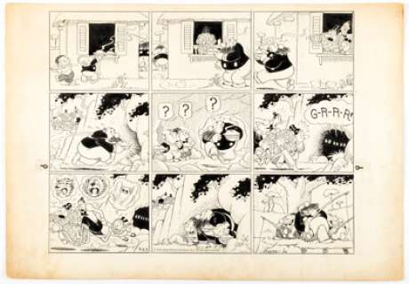 Harold Knerr The Katzenjammer Kids Sunday Comic Strip Original Art dated 9-27-36 (King Features Syndicate, 1936). | Heritage