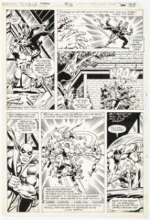 Herb Trimpe and Bruce Patterson Marvel Team-Up Annual #3 "Chapter Five: Confrontations" Story Page 7 Original Art (Marvel, 1980). | Heritage