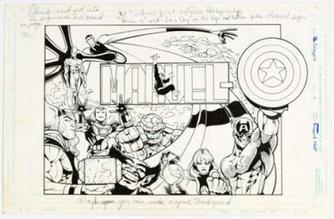 ChrisCross and Rob Stull Slingers #1 Story Page 20 and Billboard Inset Original Art Group of 2 (Marvel, 1998). (Total: 2 Original Art)