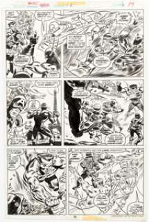 Frank Robbins and Frank Springer Invaders Annual #1 Avengers Story Page 5 Original Art (Marvel, 1977). | Heritage