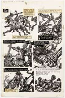 John Buscema and Alfredo Alcala The Savage Sword of Conan #23 Story Page 12 Original Art (Marvel, 1977). | Heritage