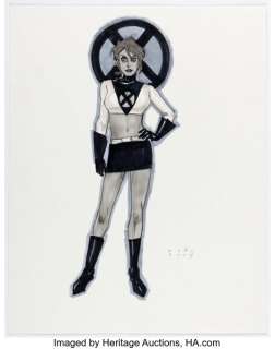 Phil Noto - X-Statix Dead Girl Illustration Original Art (2004).