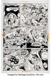 John Buscema and Don Perlin Thor #210 Story Page 8 Original Art (Marvel, 1973). | Heritage