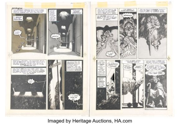 Leo Durañona Creepy #120 "Deathwatch" Story Pages Original Art Group of 2 (Warren, 1980). (Total: 2 Original Art)