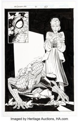 John Romita Jr. and Scott Hanna Spider-Man #97 Story Page 22 Original Art (Marvel, 1998). | Heritage