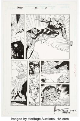 Andy Smith and Art Thibert Spider-Man #85 Shocker Story Page 19 Original Art (Marvel, 1997). | Heritage