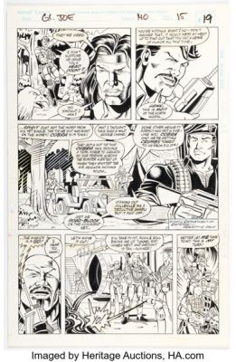 Chris Batista and Chip Wallace G.I. Joe, A Real American Hero #140 Story Page 9 Original Art (Marvel, 1993).