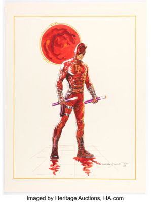 Esteban Maroto - Daredevil Illustration Original Art (2021). | Heritage