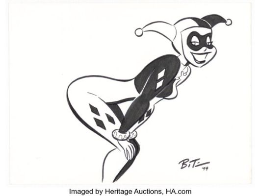 Bruce Timm - Harley Quinn Illustration Original Art (1994). | Heritage