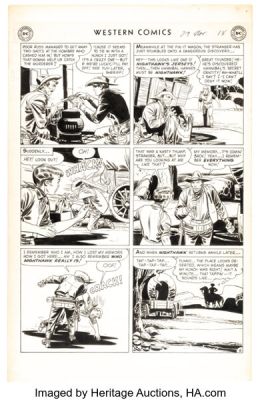 Ruben Moreira Western Comics #29 Story Page 6 Original Art (DC, 1951). | Heritage