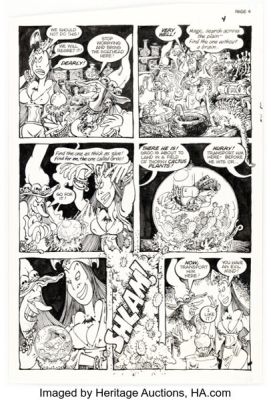 Sergio Aragonés Groo the Wanderer #26 Story Page 4 Original Art (Marvel, 1987). | Heritage