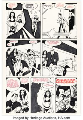Gilbert Hernandez and Jaime Hernandez Mister X #2 Story Page 15 Original Art (Vortex, 1984). | Heritage