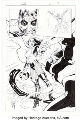 Stéphane Roux Zatanna #3 Story Page 18 Original Art (DC, 2010).