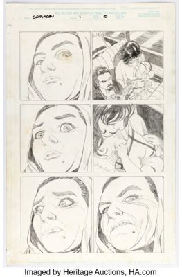 ChrisCross Captain Marvel #1 Story Page 10 Original Art (Marvel, 2002).