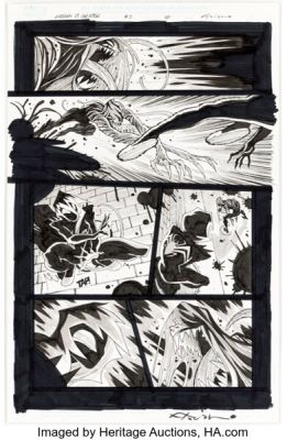 Flaviano Armentaro King in Black: Gwenom vs. Carnage #2 Story Page 2 Original Art (Marvel, 2021).