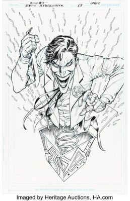 Jesús Merino The Joker Presents: A Puzzlebox #1 Variant Cover Original Art (DC, 2021). | Heritage