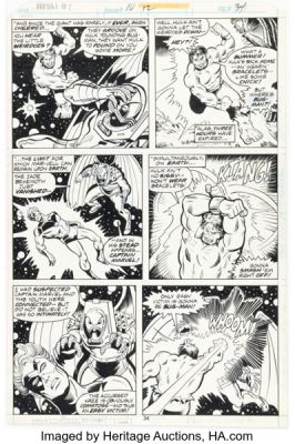 Sal Buscema and Bill Black What If? #12 Story Page 24 Original Art (Marvel, 1978). | Heritage
