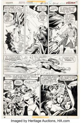 Dick Dillin and Frank McLaughlin Justice League of America #132 Story Page 8 Original Art (DC, 1976). | Heritage