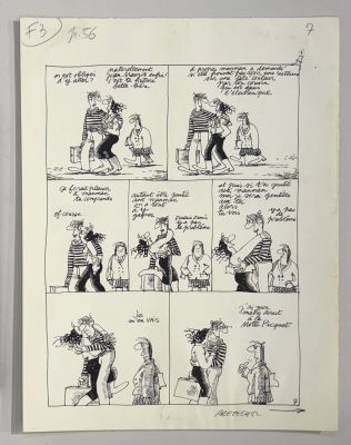 Bretecher Claire Les... | BRETECHER Claire Les Frustrés Planche 6 du récit Chandelle... | Vermot et Associés