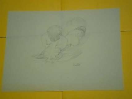 Leone Frollo - illustraz originale "lo Specchio" firmata - Page volante - (1980) | Catawiki