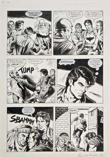 Tavola originale Alessandro Piccinelli Zagor n. 492 La carica dei Mohaves pag. 80 | Venere Comic Art