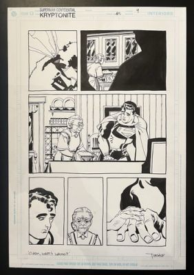 Tim Sale Original Art: Superman Confidential: KRYPTONITE