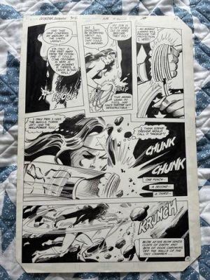 Wonder Woman #302 Original Art Gene Colan Signed One Of A Kind