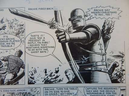 Kearon, Edward - Originele pagina (p.5777) - Archie, de man van Staal - Merry Christmas to you, too! - (1966) | Catawiki