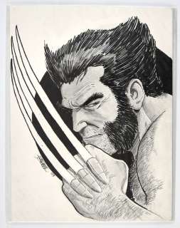 George Perez: an original Wolverine artwork (Marvel Comics, 2009). | Ewbank’s