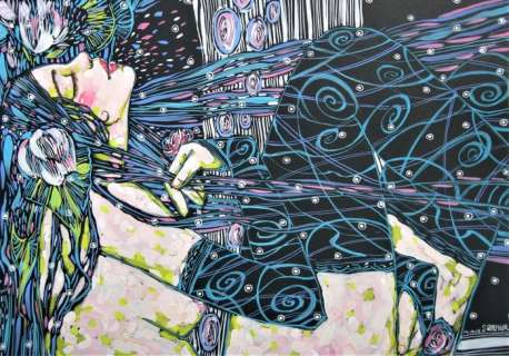 Nymphs - "Amanda dreaming" - Loose page (2018) | Catawiki