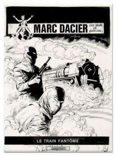 Paape, Eddy | MARC DACIER LE TRAIN FANTÃ”ME Encre de chine pour la couverture | Coutau Bégarie