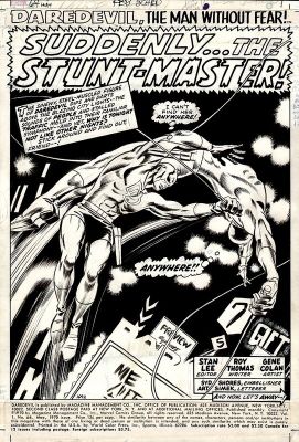 Gene Colan (Crayonné), Syd Shores (Encrage) | Gene Colan - Daredevil #64 | 2DGalleries
